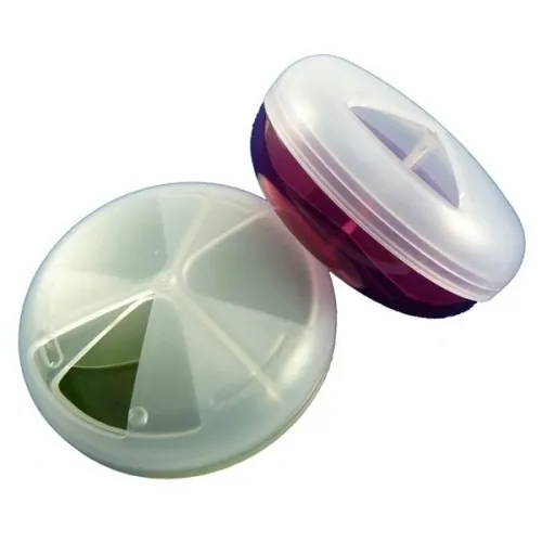 Pillendoos rond 3 vaks